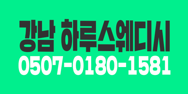 강남 하루 스웨디시 관리사 모집중!